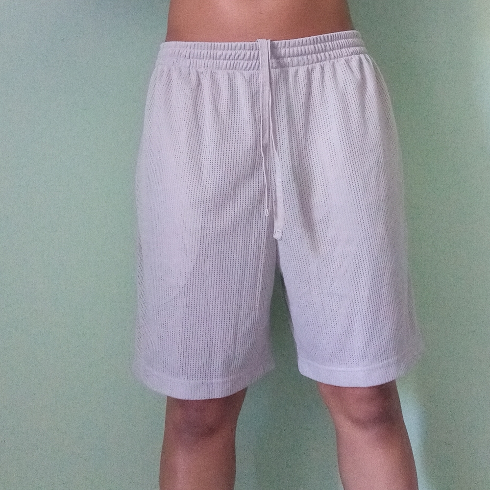 Boys Gray starter basketball shorts with pockets and drawstring